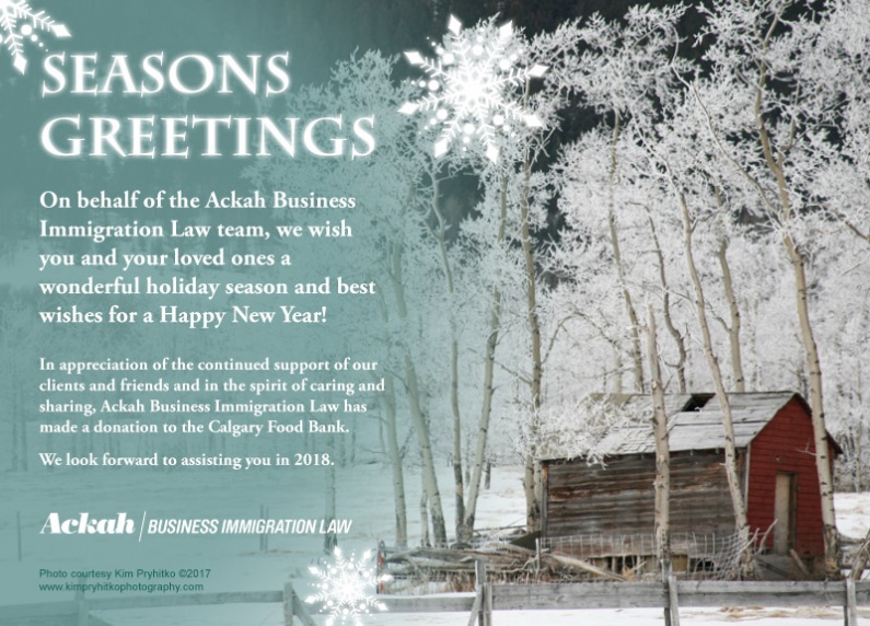 Season’s Greetings