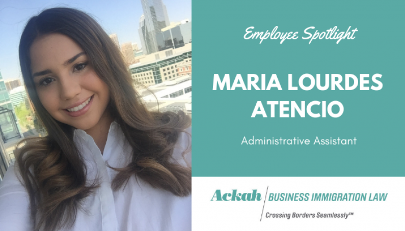 Employee Spotlight: Maria Lourdes Atencio, Administrative Assistant