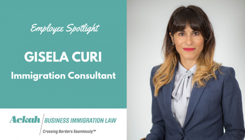 Employee Spotlight: Gisela Curi, Immigration Consultant