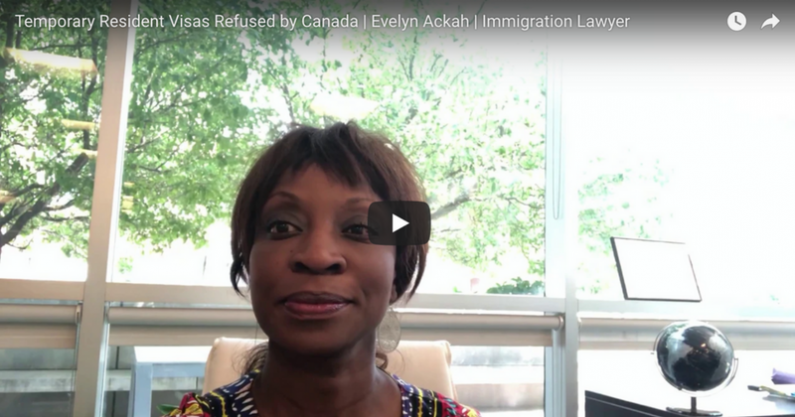 Temporary Resident Visas Refused by Canada (WATCH)
