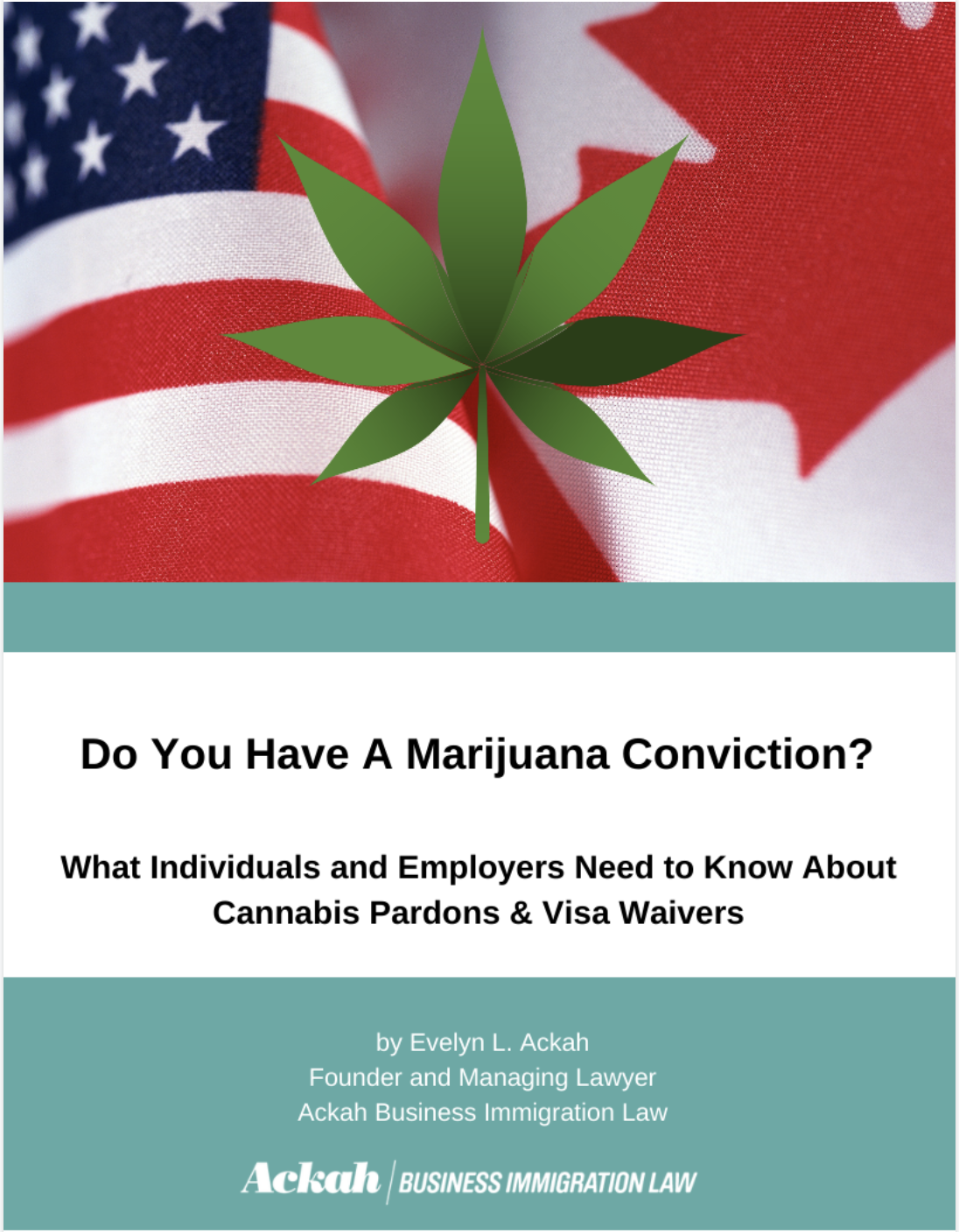 Do You Have A Marijuana Conviction? Cross Border Travel: What Individuals and Employers Need to Know About Cannabis Pardons & Visa Waivers Free eBook