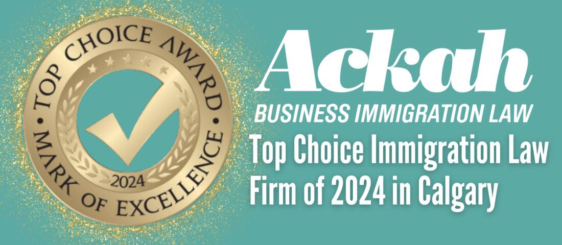 Ackah Business Immigration Law Named Top Choice Immigration Law Firm of 2024