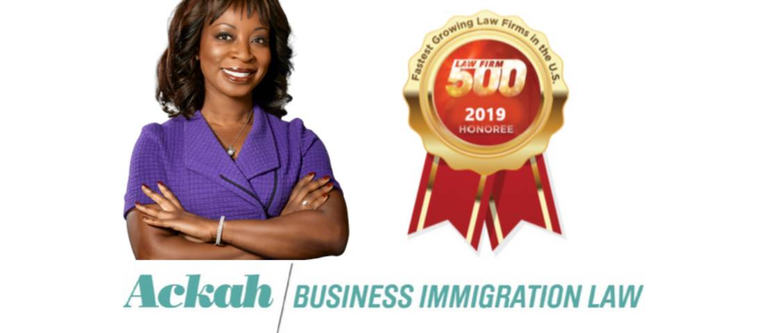Ackah Law Named to 2019 Law Firm 500