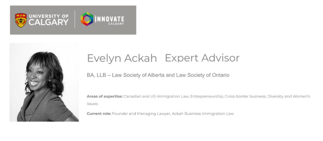 Evelyn Ackah Joins Innovate Calgary as Expert Advisor