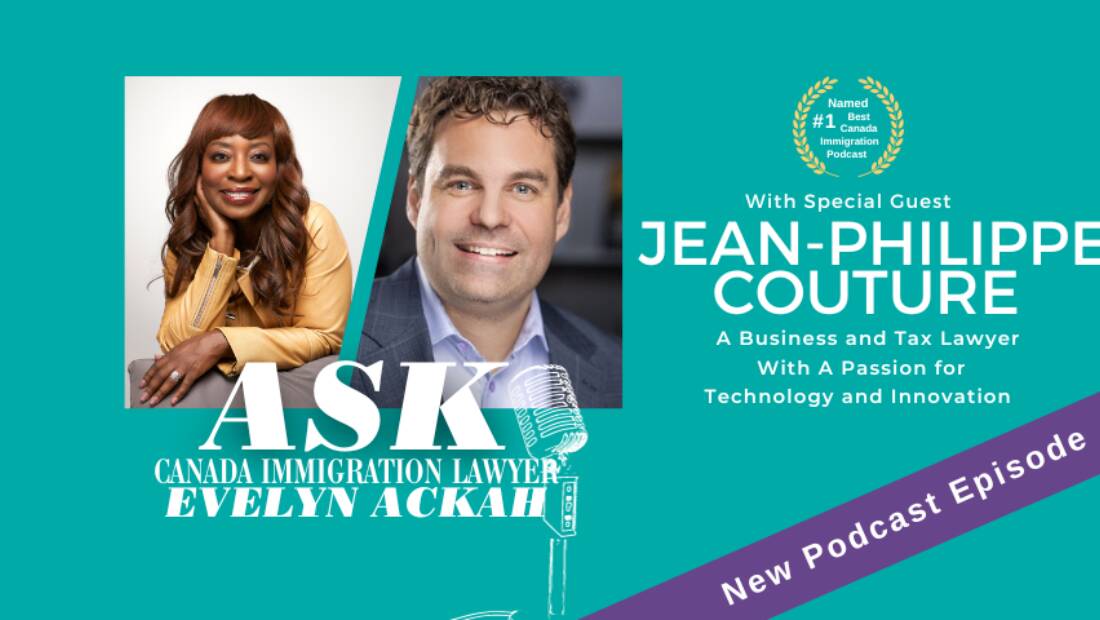 Episode 75 Jean-Philippe Couture - A Business and Tax Lawyer With A Passion for Technology and Innovation
