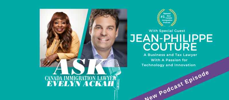 Episode 75 Jean-Philippe Couture - A Business and Tax Lawyer With A Passion for Technology and Innovation