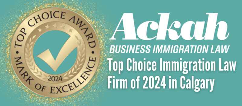 Ackah Business Immigration Law Named Top Choice Immigration Law Firm of 2024