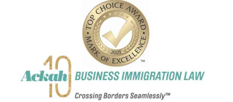 Ackah Law Voted Top Choice Immigration Legal Services 2021