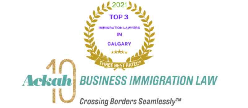 Ackah Law Named 2021 Top 3 Best Immigration Lawyers in Calgary