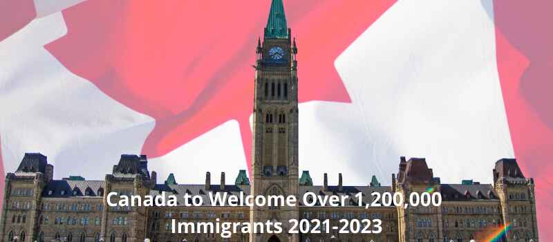 Canada to Welcome Over 1,200,000 Immigrants 2021-2023