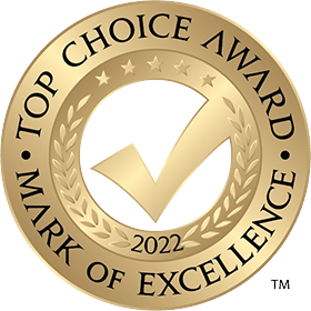 Top Choice Awards Mark of Excellence - 2021